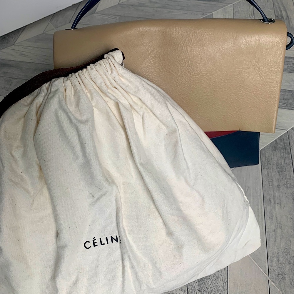 Celine calfskin all soft shoulder bag